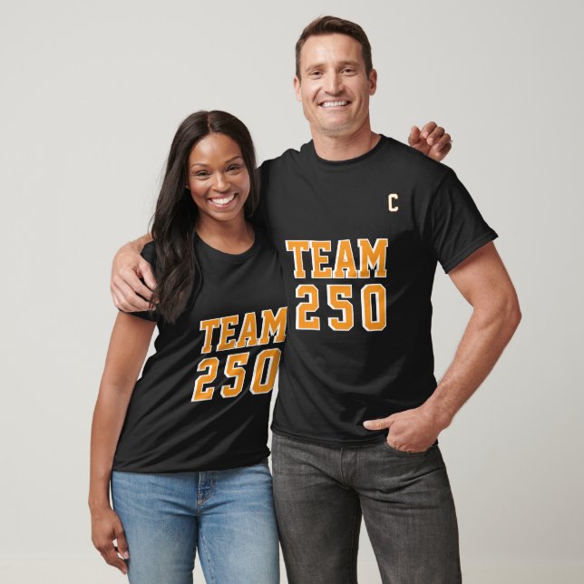 T-shirt America's 250th Team 250 Event Name Party Jersey   (Unisexe)