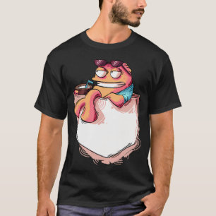 T-shirt Americn Dad ! Klaus dans la poche