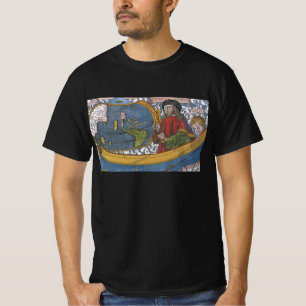 T-shirt Amerigo Vespucci Explorer sur une carte des Amériq