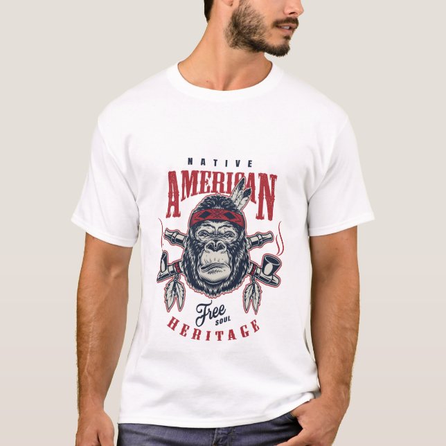 T-shirt amérindien (Devant)