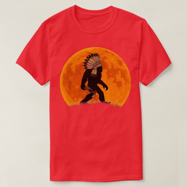 T-shirt Amérindien Bigfoot (Design devant)