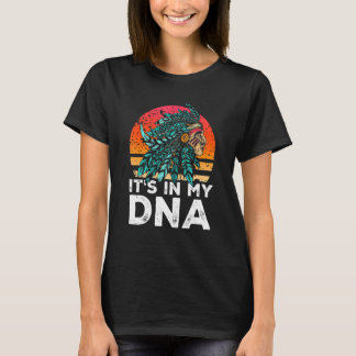 T-shirt Amérindien C'est Dans Mon ADN Indien d'Amérique