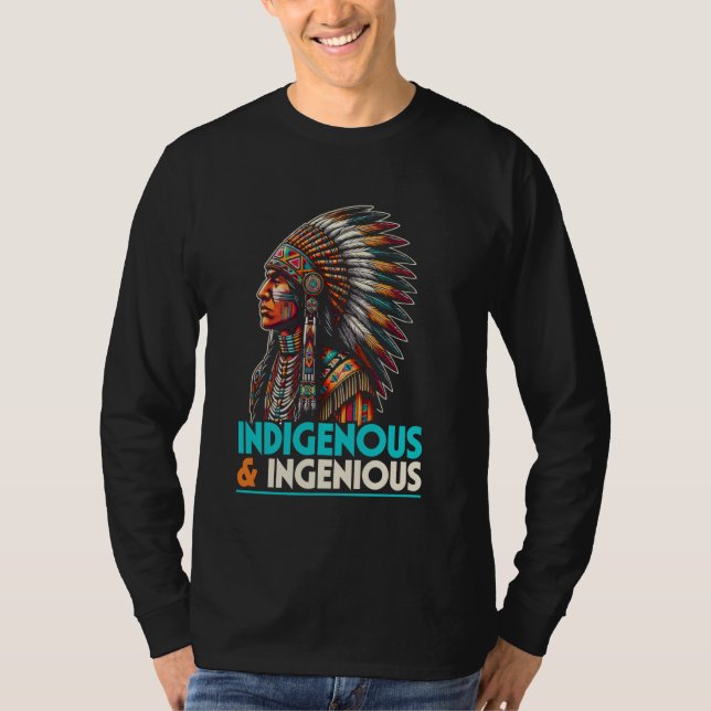 T-shirt Amérindien Cherokee Apache Tribe Indig (Devant)