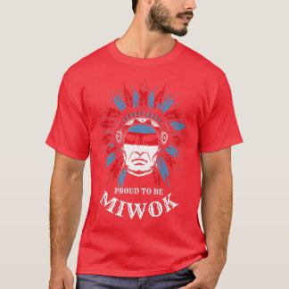 T-shirt Amérindien Fier d'être Miwok