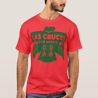 T-shirt Amérindien Oiseau Las Cruces Nouveau-Mexique Vert