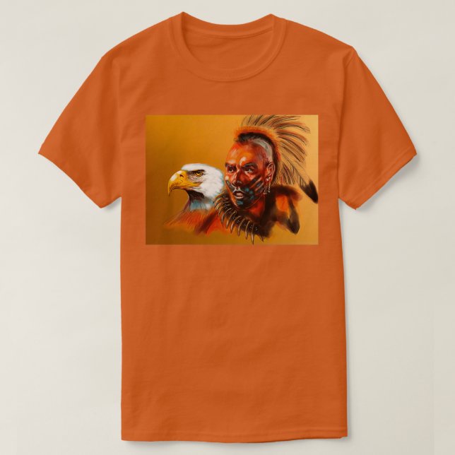 T-shirt amérindienne Magua Long (Design devant)