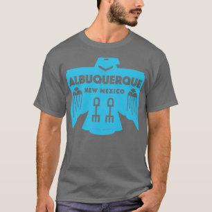 T-shirt Amérindiens Albuquerque Nouveau-Mexique Bleu