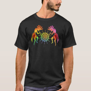 T-shirt Amérindiens Culture Soleil Danse Kokopelli 4