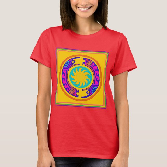 T-shirt Amérindiens d'Arc-en-ciel (Devant)