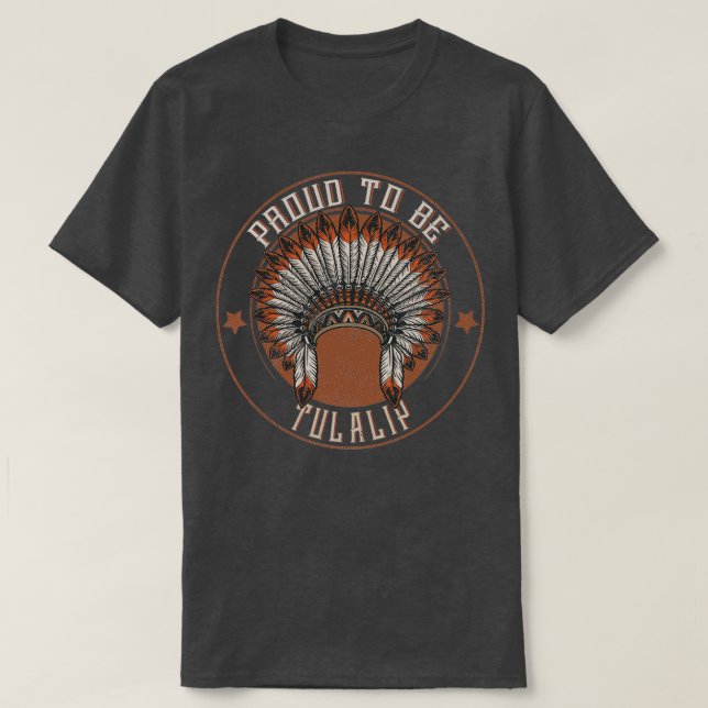 T-shirt Amérindiens Fiers De Tulalip (Design devant)