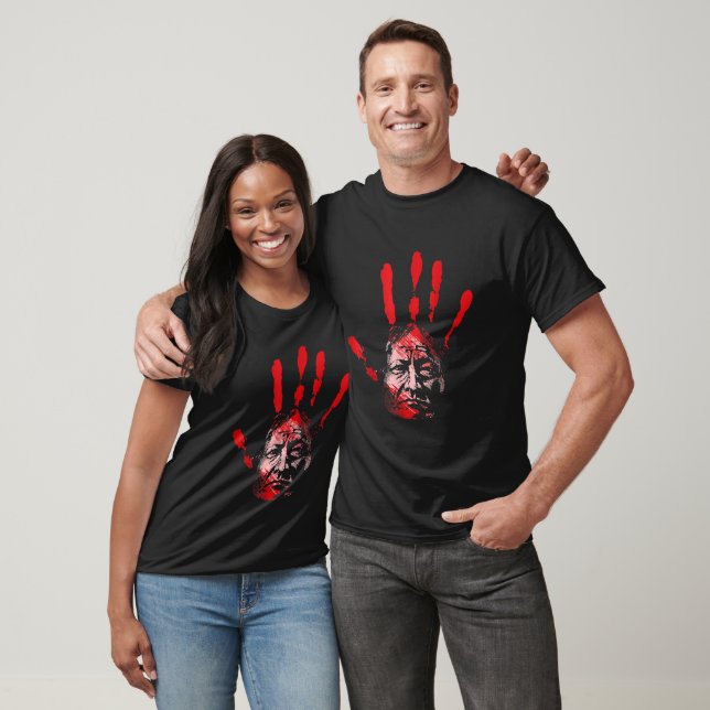 T-shirt Amérindiens Red Hand Indien T (Unisexe)