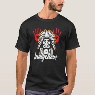 T-shirt Amérindiens Red Hand Indien T
