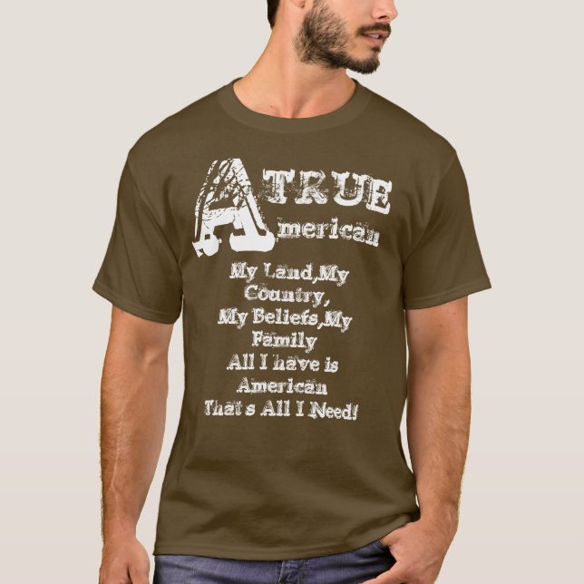 T-SHIRT AMÉRIQUE (Devant)