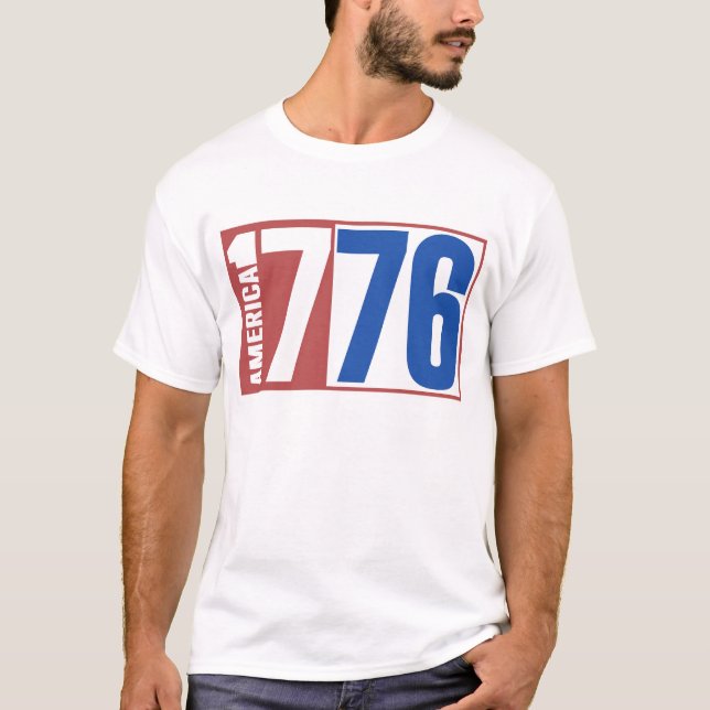 T-SHIRT AMÉRIQUE 1776  (Devant)