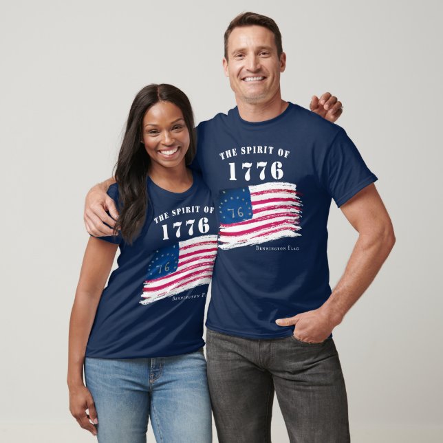 T-shirt Amérique 250 Le Drapeau de Bennington L'Esprit de  (Unisexe)