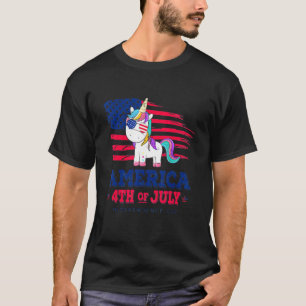 T-shirt Amérique 4 juillet Fête de l'Indépendance US Drape