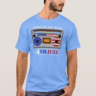 T-shirt Amérique 4 juillet Fête patriotique (1)