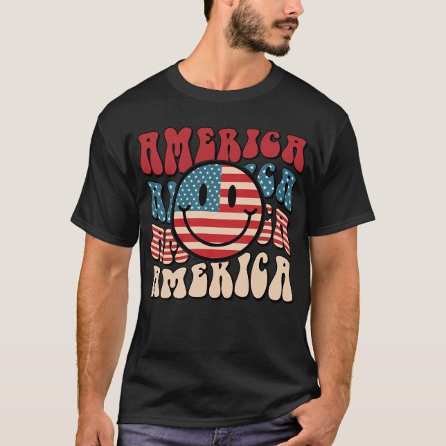 T-shirt Amérique Amérique (Devant)