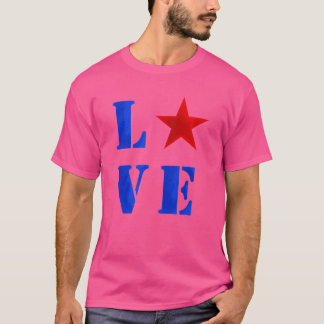 T-shirt amérique amour drôle