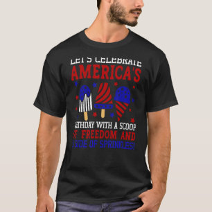 T-shirt Amérique Anniversaire Scoop of Freedom et Sprinkle