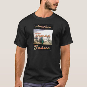 T-shirt Amérique Béni Jésus