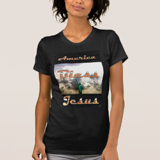 T-shirt Amérique Béni Jésus