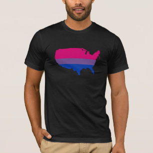 T-shirt Amérique bisexuelle