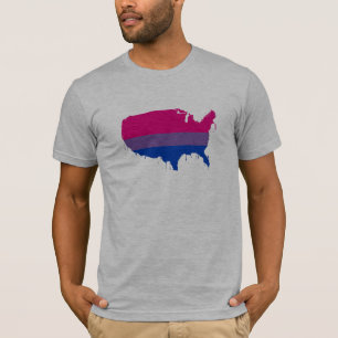 T-shirt Amérique bisexuelle