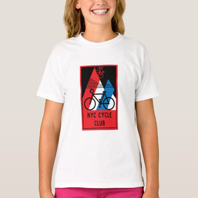 T-shirt Amérique cycliste (Devant)