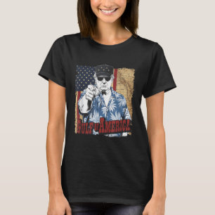 T-shirt Amérique du Golfe des États-Unis Salutation Trump