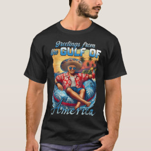 T-shirt Amérique du Golfe des États-Unis Salutation Trump