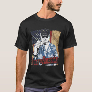 T-shirt Amérique du Golfe des États-Unis Salutation Trump