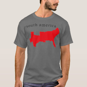 T-shirt Amérique du Sud sud États-Unis usa