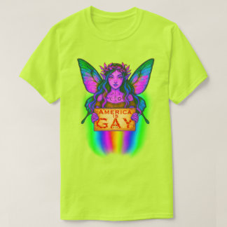 T-shirt Amérique gay