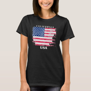 T-shirt Amérique Juillet Patriotes Américains Hommes Et Fe