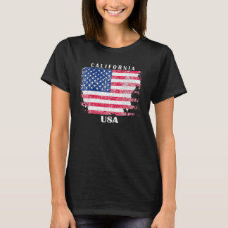 T-shirt Amérique Juillet Patriotes Américains Hommes Et Fe