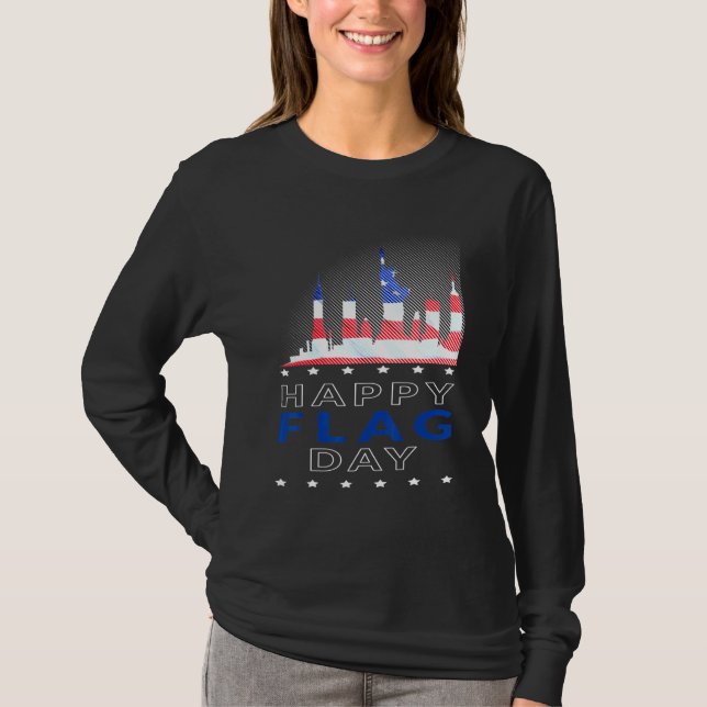 T-shirt Amérique le Jour du drapeau (Devant)