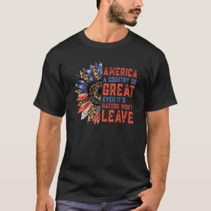 T-shirt Amérique mignonne Un pays si grand Même C'est la h