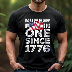 T-shirt Amérique Numéro Un Depuis 1776 Patriotique