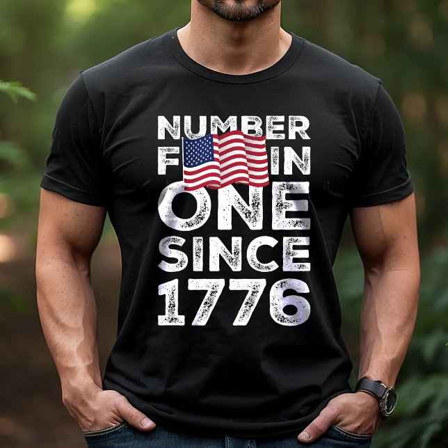T-shirt Amérique Numéro Un Depuis 1776 Patriotique (Créateur téléchargé)