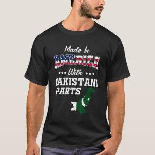 T-shirt Amérique Pakistani Parts Pakistan Carte Pakistan U