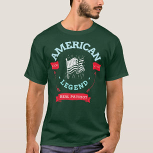 T-shirt Amérique Patriot En Dieu Nous Faisons Confiance