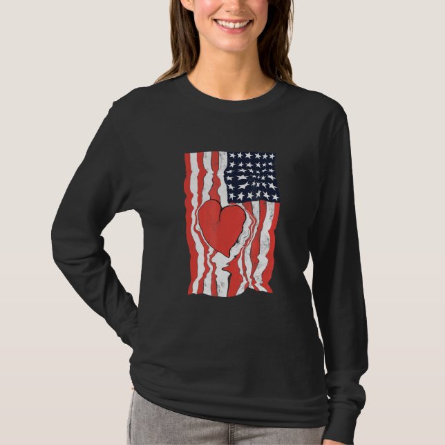 T-shirt Amérique patriotique américaine (Devant)