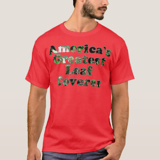 T-shirt Amérique plus grande couverture de feuille