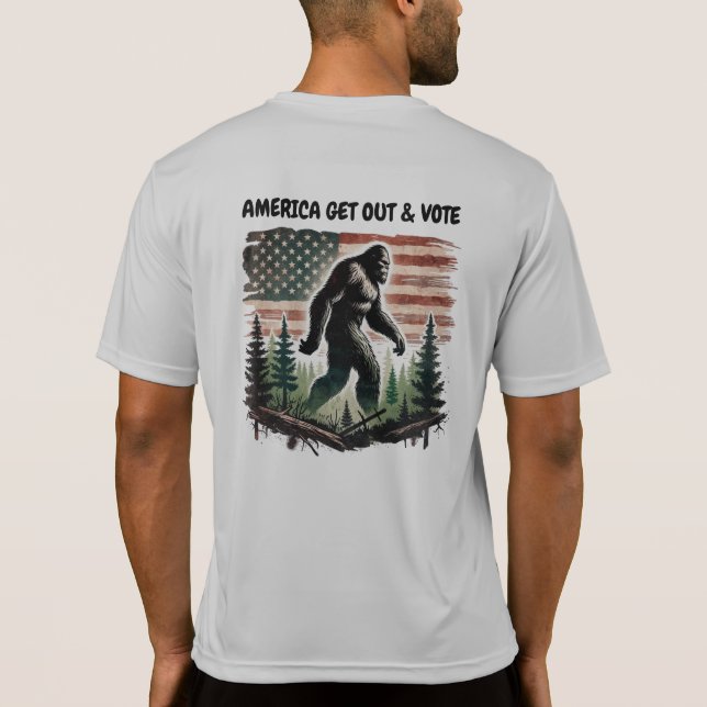 T-SHIRT AMÉRIQUE SORTEZ ET VOTEZ  (Dos)