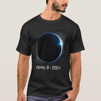 T-shirt Amérique sur Avril 8 2024 total astronomique ecli