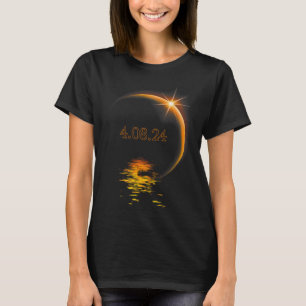 T-shirt Amérique Totalité 04 08 24 Total Éclipse Solaire 2