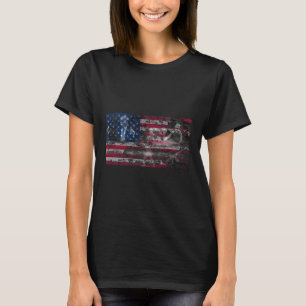 T-shirt Amérique Trump 2a Armes Dieu Pays Bible Croix