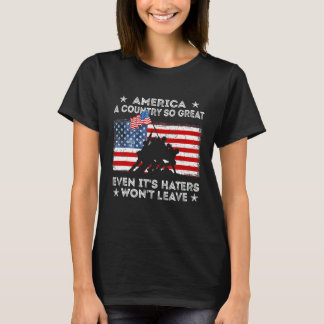T-shirt Amérique un pays si grand que même ses détracteurs