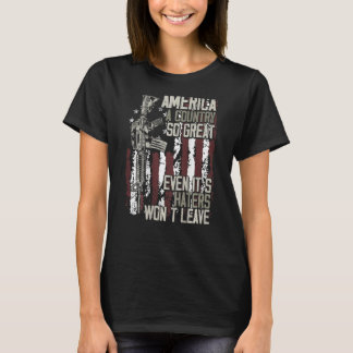 T-shirt Amérique un pays si grand que même ses détracteurs